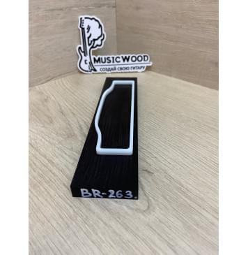 Граб Black заготовка для бриджа акустической гитары Смешанный ААА 11.5х50х210 мм-2