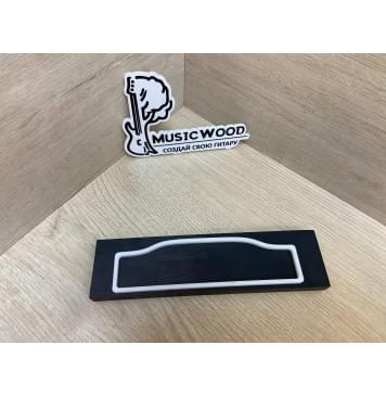 Граб Black заготовка для бриджа акустической гитары Смешанный АА 11.5х48х193 мм-3