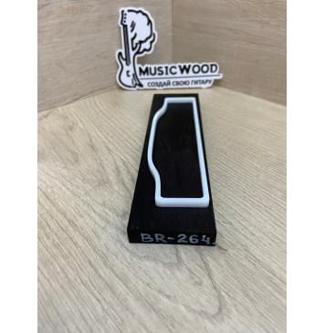 Граб Black заготовка для бриджа акустической гитары Смешанный АА 11.5х48х193 мм-1