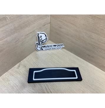 Граб Black заготовка для бриджа акустической гитары Смешанный А 11.5х50х187 мм-0