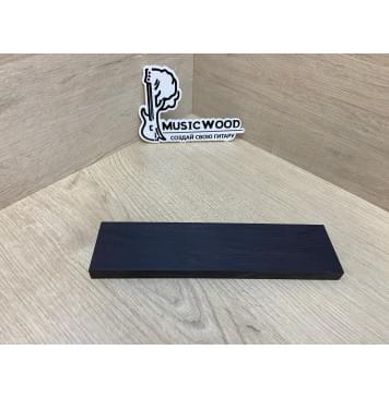 Граб Black заготовка для бриджа акустической гитары Смешанный ААА 11х49х205 мм-0