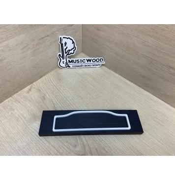 Граб Black заготовка для бриджа акустической гитары Смешанный ААА 11х49х205 мм-4