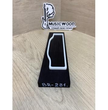 Граб Black заготовка для бриджа акустической гитары Смешанный ААА 11.5х50х200 мм-1