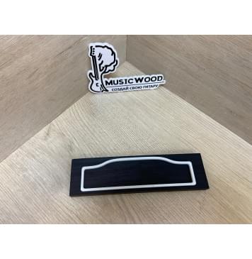 Граб Black заготовка для бриджа акустической гитары Смешанный А 11.5х50х187 мм-2