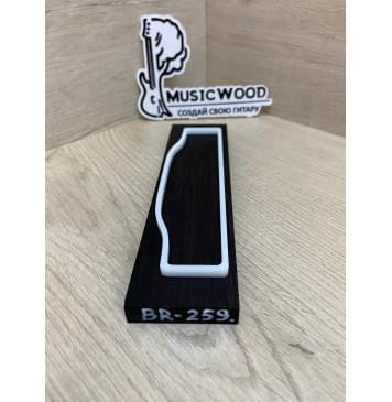 Граб Black заготовка для бриджа акустической гитары Смешанный А 11.5х50х187 мм-1