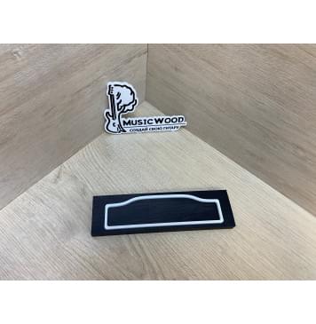 Граб Black заготовка для бриджа акустической гитары Смешанный А 11.5х50х187 мм-3
