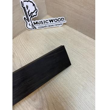 Граб Black заготовка для бриджа акустической гитары Смешанный А 11.5х50х187 мм-4