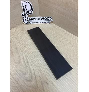 Граб Black заготовка для бриджа акустической гитары Смешанный ААА 10х49х200 мм-2