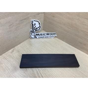 Граб Black заготовка для бриджа акустической гитары Смешанный АА 11х50х205 мм-0
