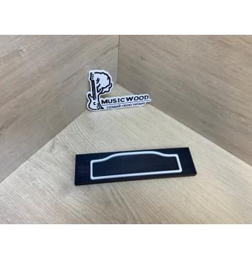 Граб Black заготовка для бриджа акустической гитары Смешанный АА 11х50х205 мм-1