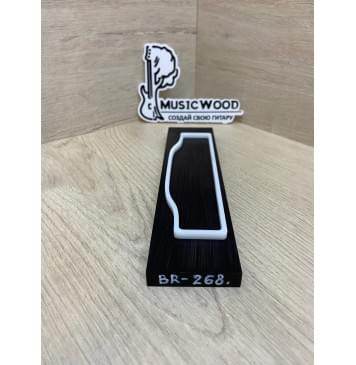 Граб Black заготовка для бриджа акустической гитары Смешанный АА 11х50х205 мм-2