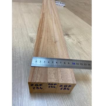 Махагон Кая заготовка грифа электрогитары Радиал АА 48х(35-20-35)х710 мм из 3х частей-2