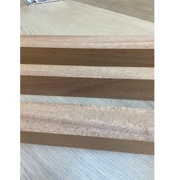 Махагон Кая заготовка грифа электрогитары Радиал АА 48х(35-20-35)х710 мм из 3х частей-6