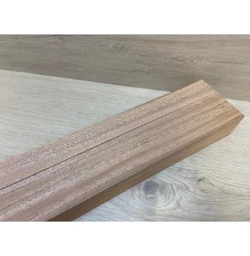 Махагон Кая заготовка грифа электрогитары Радиал АА 48х(35-20-35)х710 мм из 3х частей-11