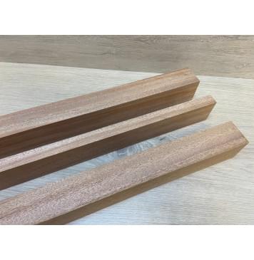 Махагон Кая заготовка грифа электрогитары Радиал АА 49х(40-17-40)х705 мм из 3х частей-7