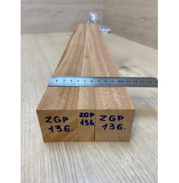 Махагон Кая заготовка грифа электрогитары Радиал АА 49х(40-17-40)х705 мм из 3х частей-1