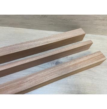 Махагон Кая заготовка грифа электрогитары Радиал АА 49х(40-17-40)х705 мм из 3х частей-8