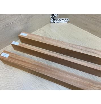 Махагон Кая заготовка грифа электрогитары Радиал АА 49х(40-17-40)х705 мм из 3х частей-10