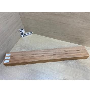 Махагон Кая заготовка грифа электрогитары Радиал АА 49х(40-17-40)х705 мм из 3х частей-11