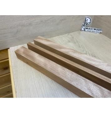 Окуме (Габон)/Махагон Кая заготовка для переклеенного грифа электрогитары Радиал АА 45х(45-16-45)х780 мм-9