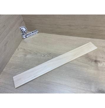 Клён Белый заготовка накладки для электрогитары Тангент АА 9х65х550 мм-0