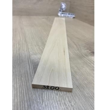 Клён Белый заготовка накладки для электрогитары Тангент АА 9х65х550 мм-1