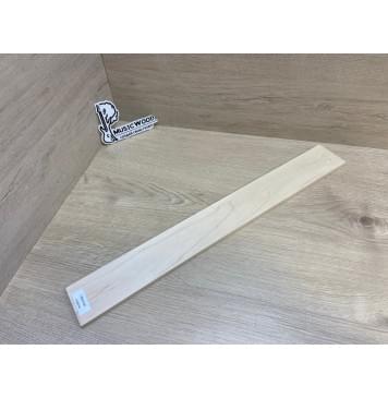 Клён Белый заготовка накладки для электрогитары Тангент АА 9х65х550 мм-7