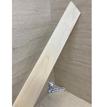 Клён Белый заготовка накладки для электрогитары Тангент АА 9х65х550 мм-4