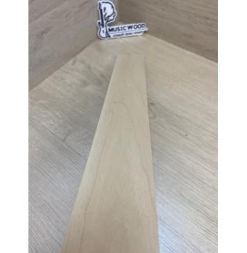 Клён Белый заготовка накладки для электрогитары Тангент АА 9х65х550 мм-5