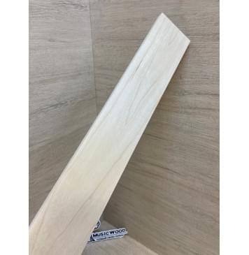 Клён Белый заготовка накладки для электрогитары Тангент АА 9х65х550 мм-6