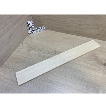 Клён Белый Явор, Волнистый заготовка накладки для электрогитары Радиал А Волна А 8.5х72-68х525 мм-0