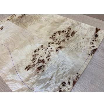 Тополь Кап заготовка на топ Смешанный ААА Кап ААА 9х195-185х480 мм - 2 шт. (книжкой)-2