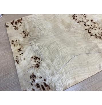 Тополь Кап заготовка на топ Смешанный ААА Кап ААА 9х195-185х480 мм - 2 шт. (книжкой)-4