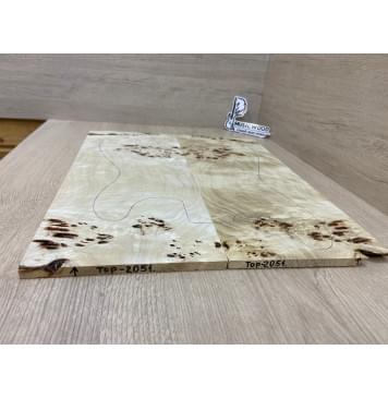 Тополь Кап заготовка на топ Смешанный ААА Кап ААА 9х195-185х480 мм - 2 шт. (книжкой)-3