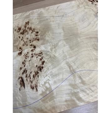 Тополь Кап заготовка на топ Смешанный ААА Кап ААА 9х195-185х480 мм - 2 шт. (книжкой)-7