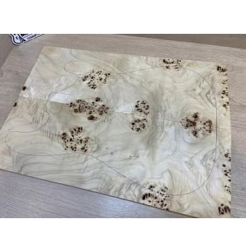 Тополь Кап заготовка на топ Смешанный ААА Кап ААА 10х188-177х505 мм - 2 шт. (книжкой)-1