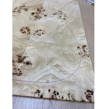 Тополь Кап заготовка на топ Смешанный ААА Кап ААА 10х188-177х505 мм - 2 шт. (книжкой)-3