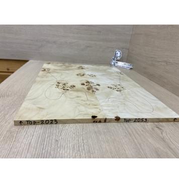 Тополь Кап заготовка на топ Смешанный ААА Кап ААА 10х188-177х505 мм - 2 шт. (книжкой)-4