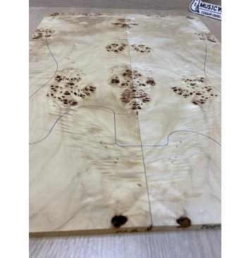 Тополь Кап заготовка на топ Смешанный ААА Кап ААА 10х188-177х505 мм - 2 шт. (книжкой)-5