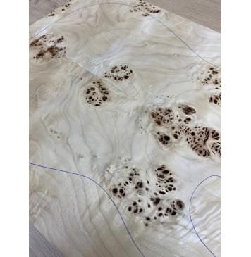 Тополь Кап заготовка на топ Смешанный ААА Кап ААА 10х188-177х505 мм - 2 шт. (книжкой)-7