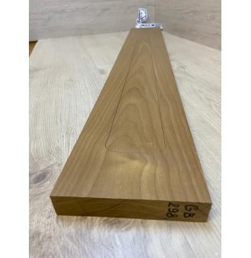 Клён Печёный 180гр заготовка грифа для бас-гитары Тангент ААА 25.5х130х905 мм-4