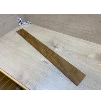 Клён Волнистый  Печёный 180 гр заготовка накладки для бас-гитары Радиал АА Волна ААА 8.5х89-75х760 мм-2