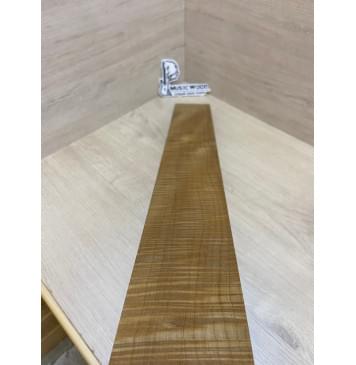 Клён Волнистый  Печёный 180 гр заготовка накладки для бас-гитары Радиал АА Волна ААА 8.5х89-75х760 мм-7