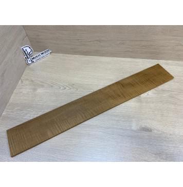 Клён Волнистый Печёный 180 гр заготовка накладки для бас-гитары Радиал АА Волна ААА 8.5х100х710 мм-0