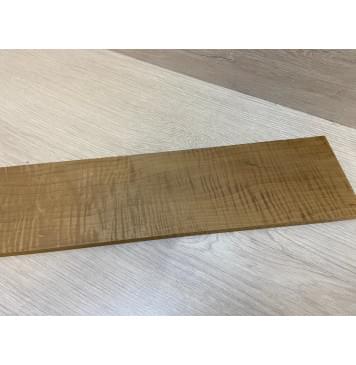 Клён Волнистый Печёный 180 гр заготовка накладки для бас-гитары Радиал АА Волна ААА 8.5х100х710 мм-1