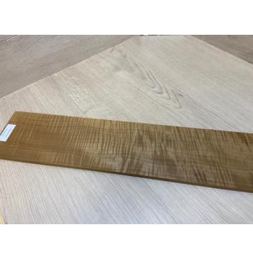 Клён Волнистый Печёный 180 гр заготовка накладки для бас-гитары Радиал АА Волна ААА 8.5х100х710 мм-7