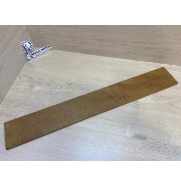 Клён Волнистый Печёный 180 гр заготовка накладки для бас-гитары Радиал АА Волна ААА 8.5х100х710 мм-0