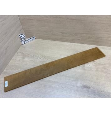 Клён Волнистый Печёный 180 гр заготовка накладки для бас-гитары Радиал АА Волна ААА 8.5х100х710 мм-7