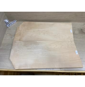 Клён Белый Печёный 120гр заготовка на топ Смешанный АА 18х277-257х640-630 мм - 2шт (книжкой)-5