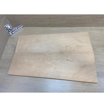 Клён Белый Печёный 120гр заготовка на топ Смешанный АА 20х190-160х560 мм - 2шт (книжкой)-0